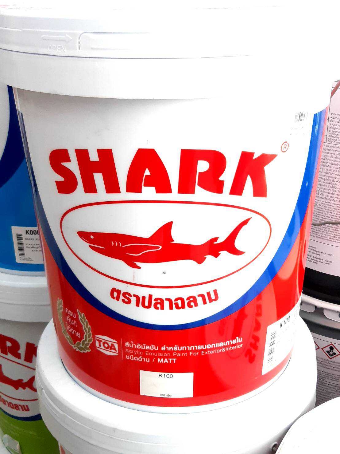 สีน้ำภายนอก ฉลาม ถัง (18ลิตร)