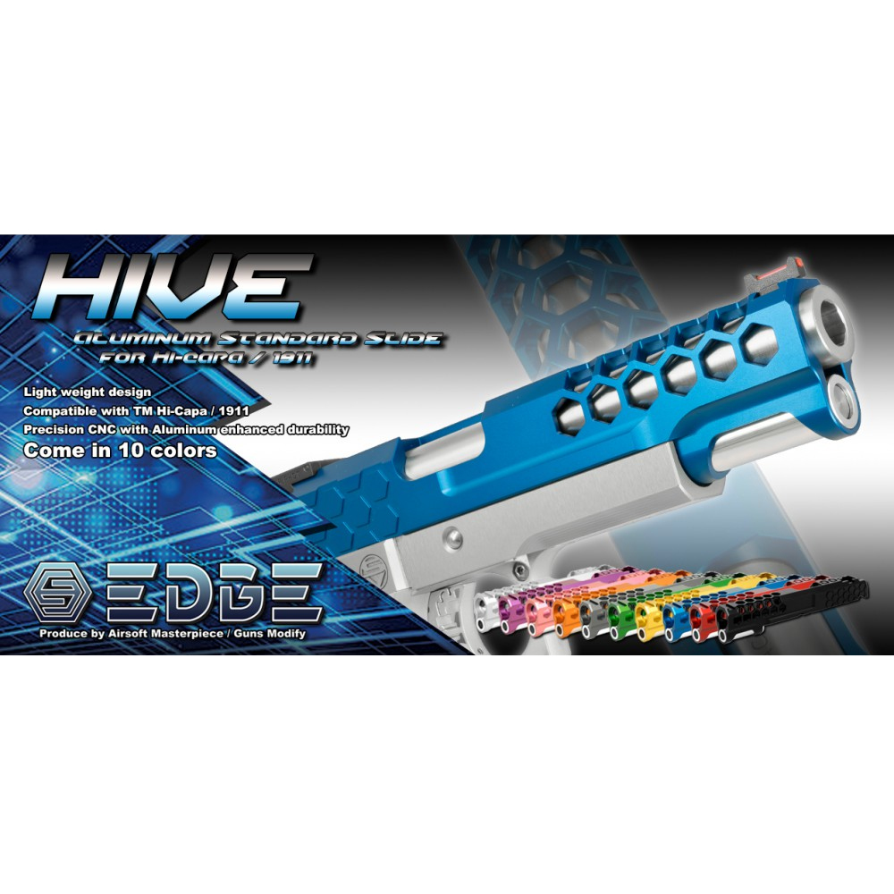 EDGE "Hive" Standard Slide for Hi-CAPA / 1911 (Black)