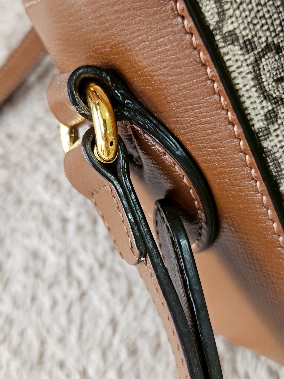 Gucci Horsebit Small Camera Brown