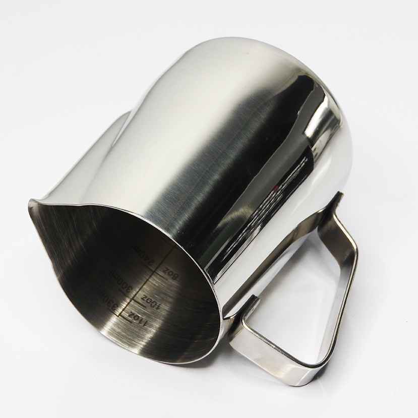IMIX Stainless milk frothing pitcher with scale inside 350 cc. (Thickly) 1610-238