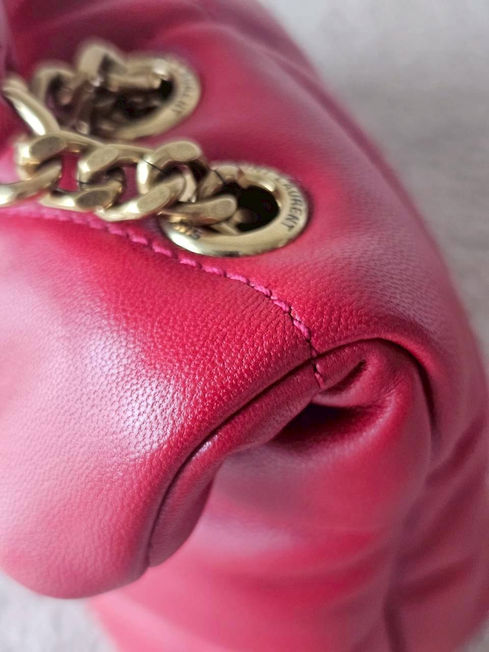 YSL Toy Puffer Mini Bag สีแดง