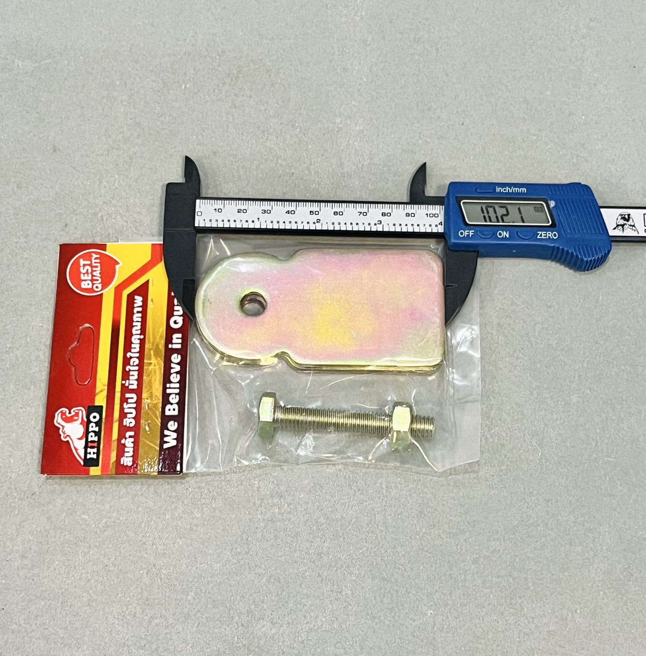 ฝาประกบขาเดี่ยว 3" พร้อมน็อต (ครบชุด ฝา2+น็อต1)