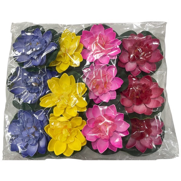 ดอกบัวลอยน้ำ 10 ซม. (ดอกบาน)
