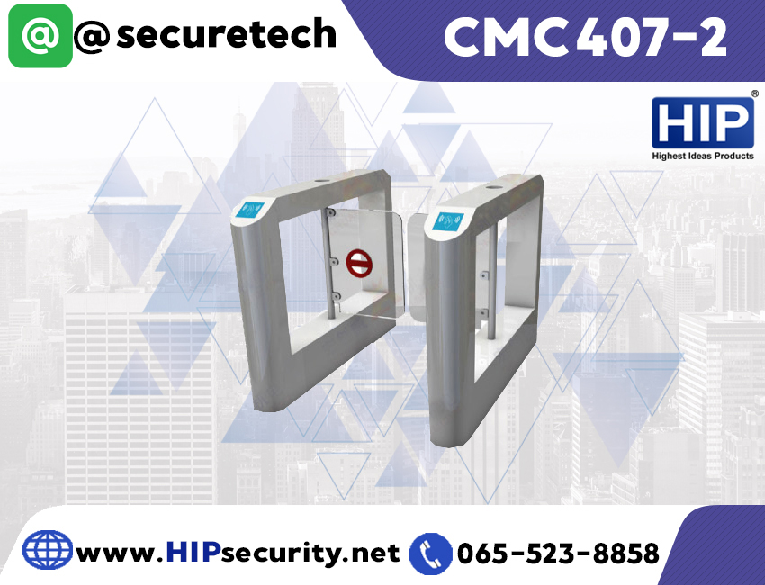 HIP ระบบประตูโรงงาน Turnstile รุ่น CMC407-2