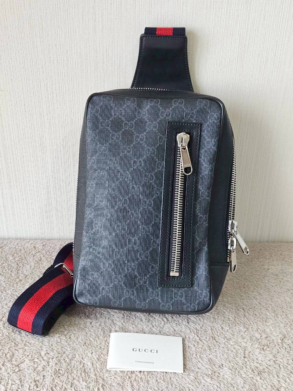 Gucci GG Black Sling Backpack