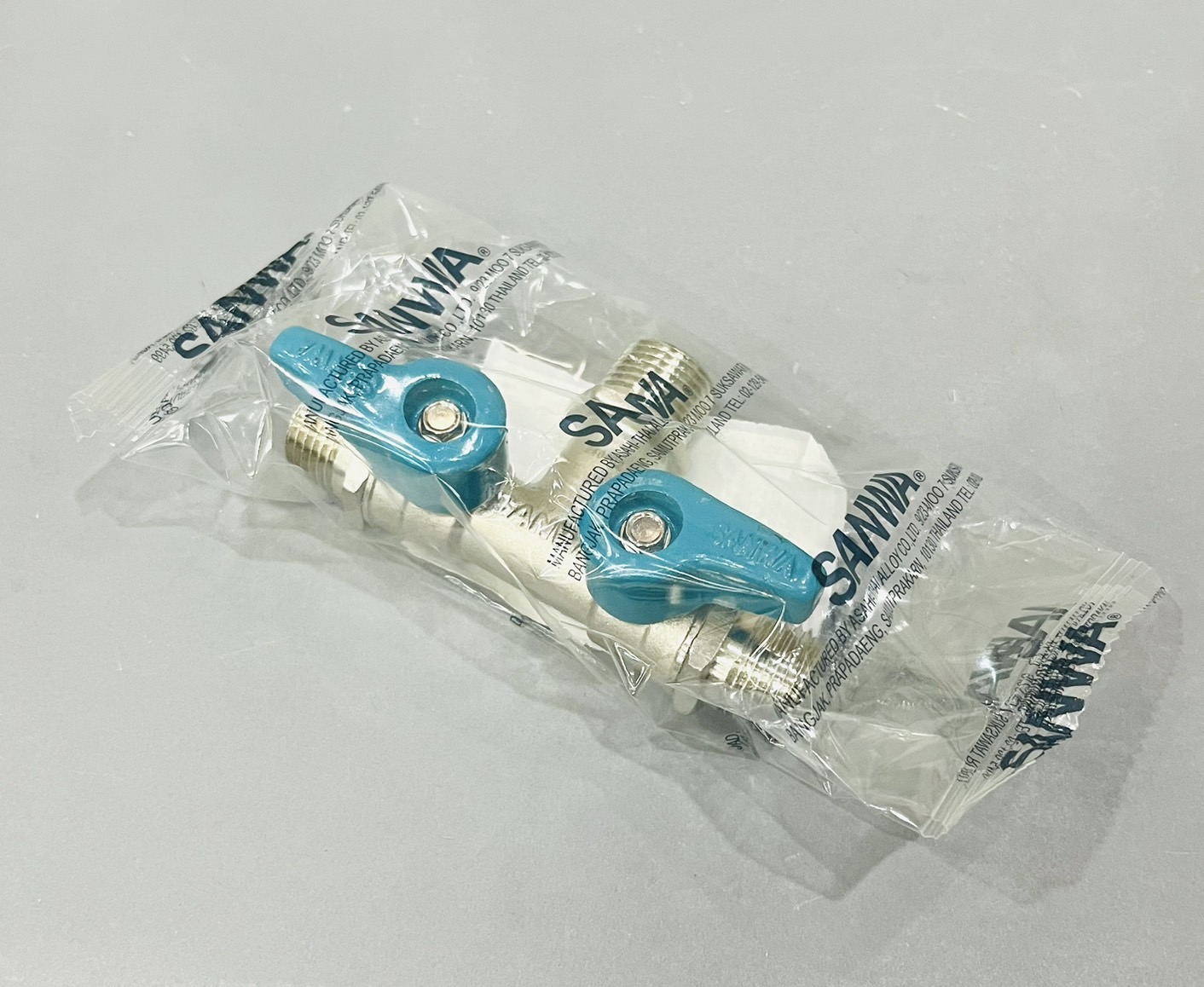 มินิบอลวาล์ว 2หัว 1/2" ผผผ SANWA