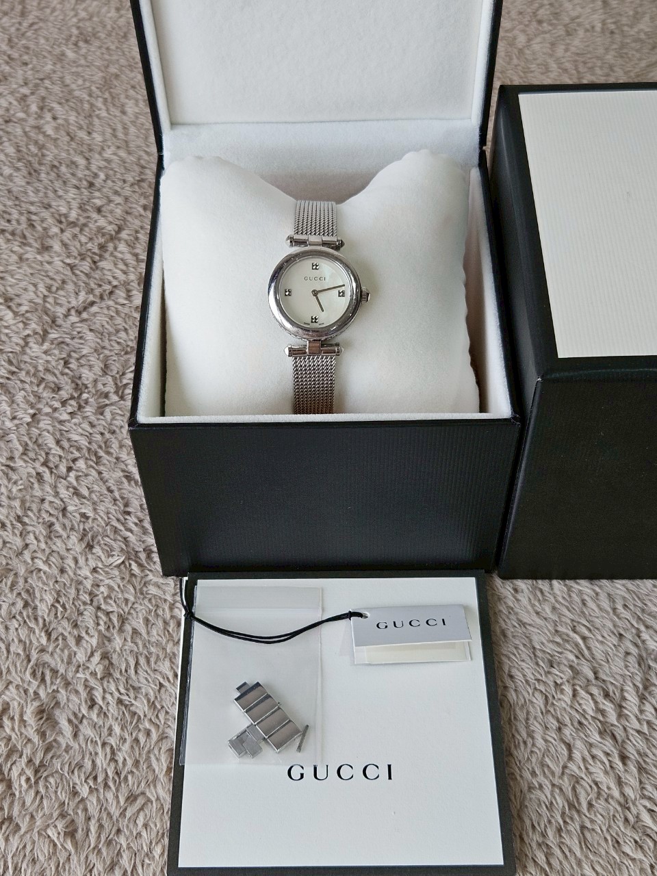 Gucci watch ya141504 Diamantissima Stainless