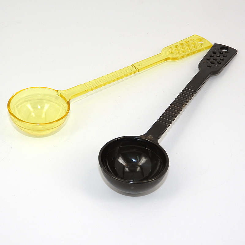 Plastic coffee bean spoon have hole for hang 1610-430
