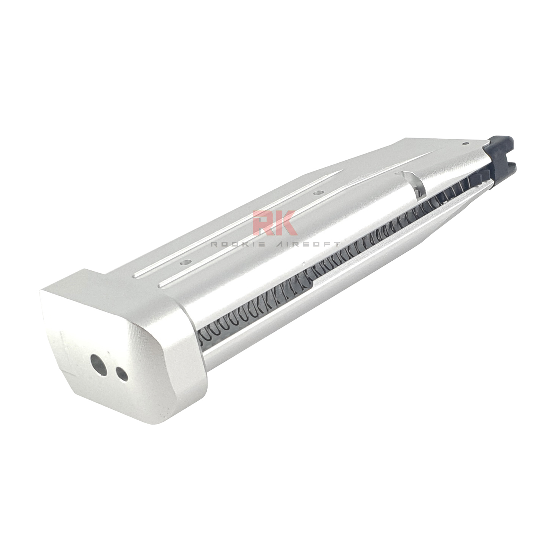 KF Airsoft CNC Aluminum 30rd Magazine For Marui Hi-Capa 5.1 - Silver