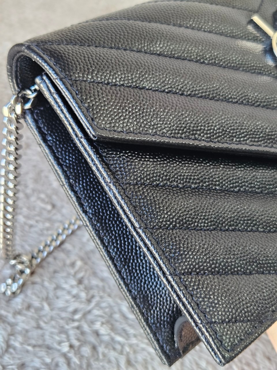 YSL WOC 7.5 สีดำอะไหล่เงิน