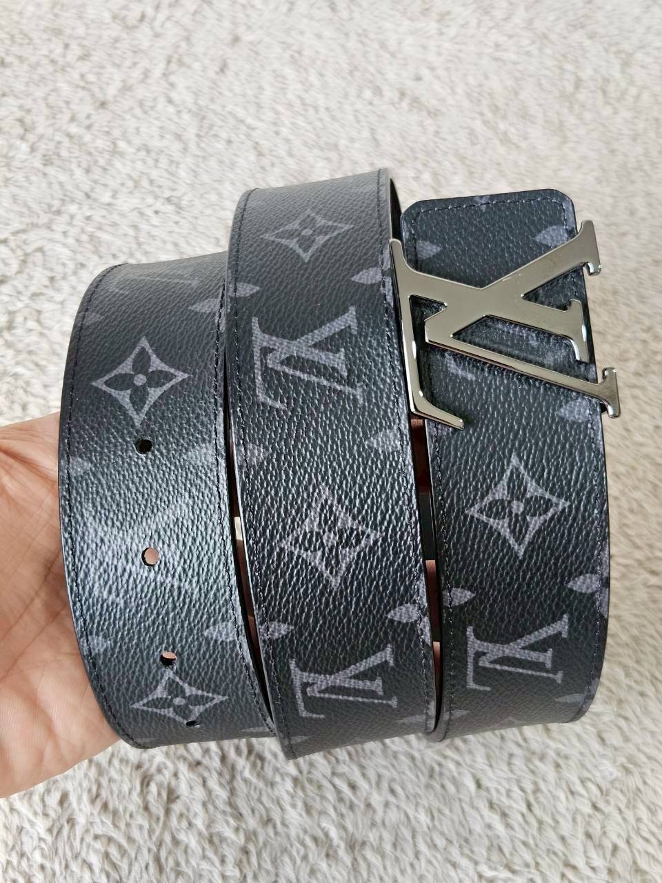 LV Initiales 40mm Invisible Mono Belt