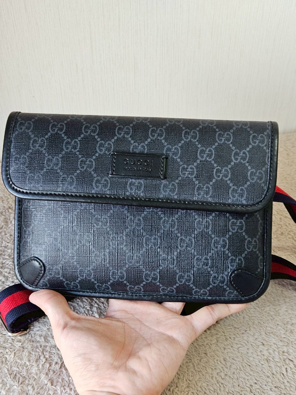 Gucci GG Black Small Beltbag