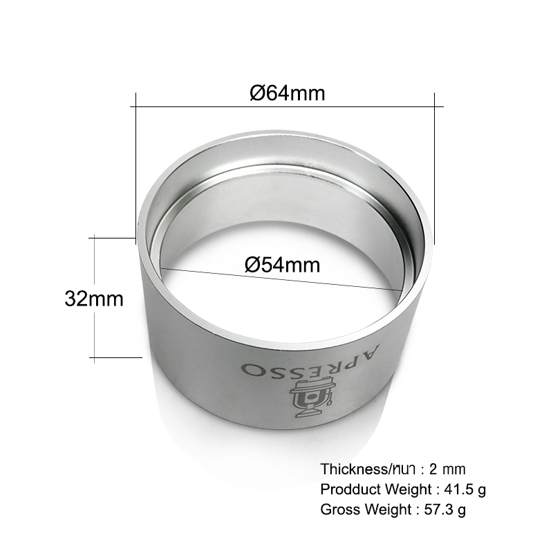 APRESSO Moka Ring Dose Dia. 54 mm.