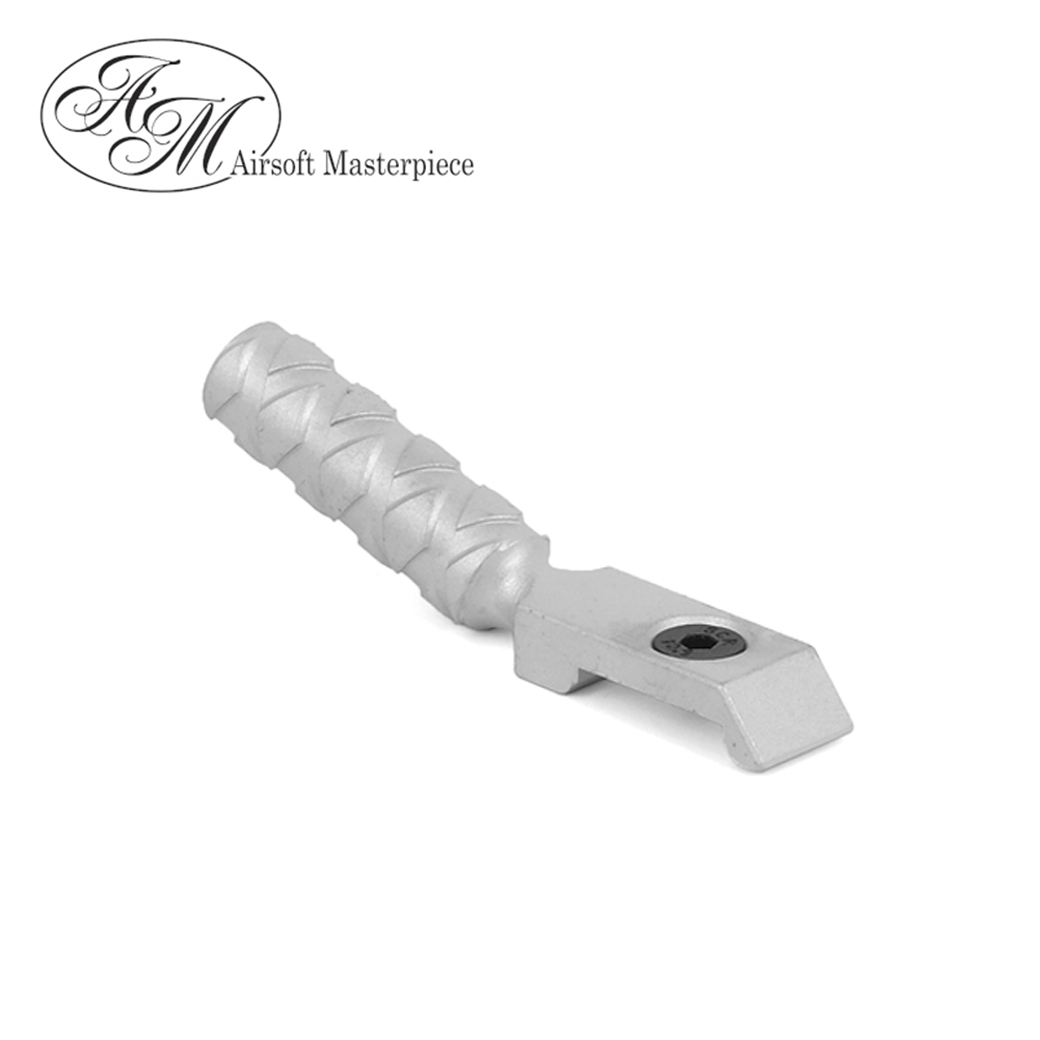 Airsoft Masterpiece V4 Cocking Handle for Open Slide (Silver)
