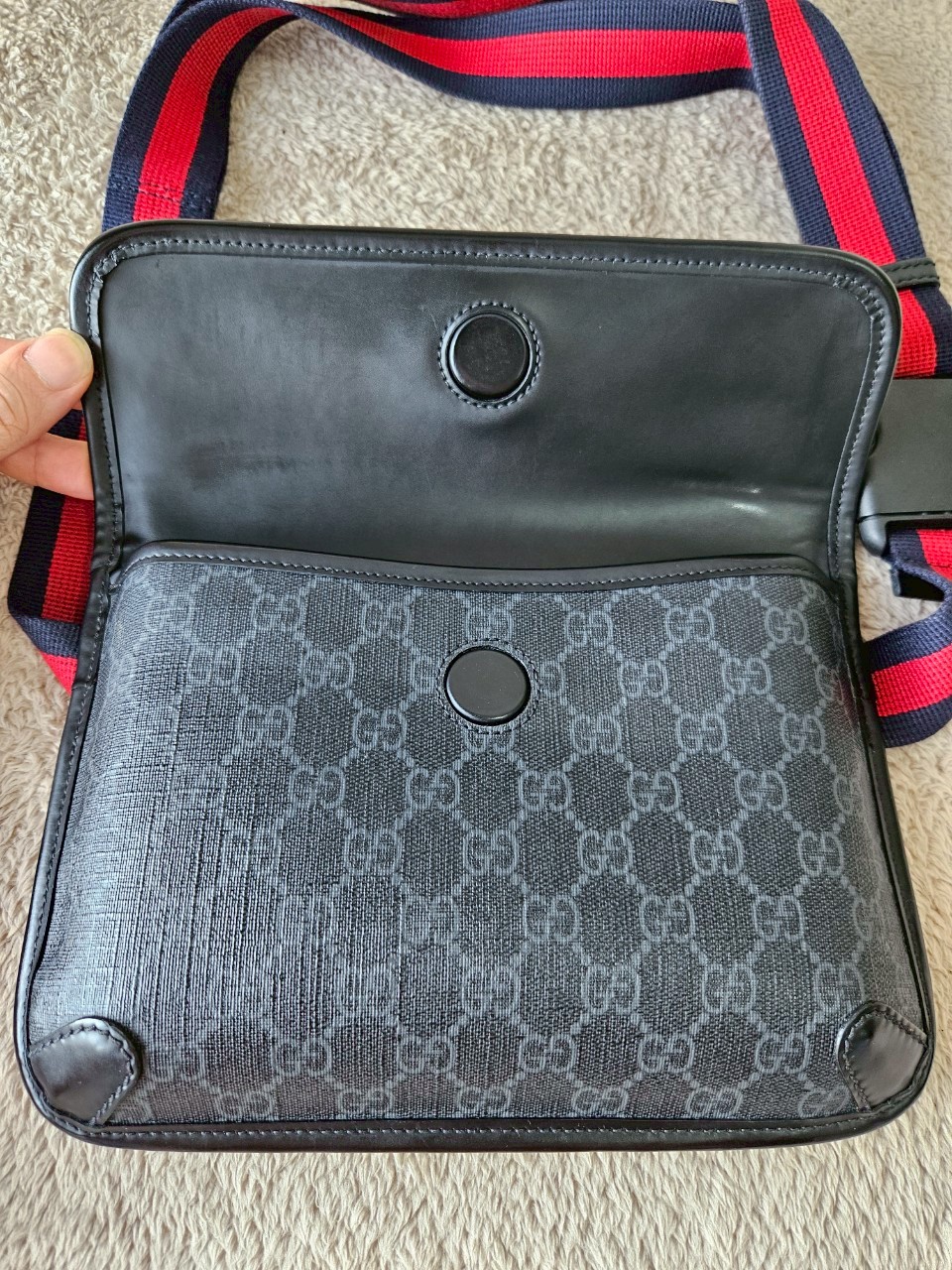 Gucci GG Black Small Belt Bag