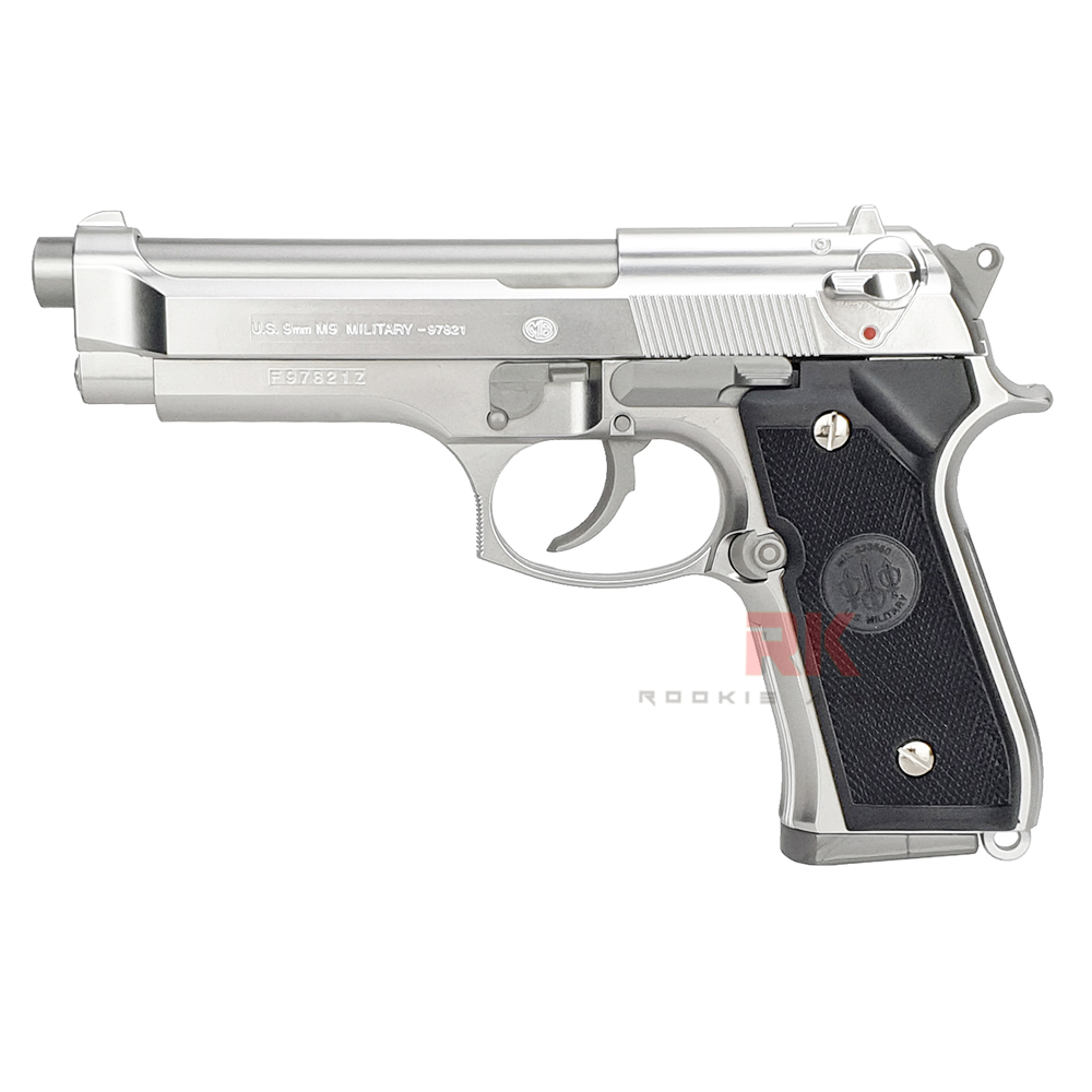 Tokyo Marui M92F Military Stainless Model Spring Pistol (HG, Hop Up)