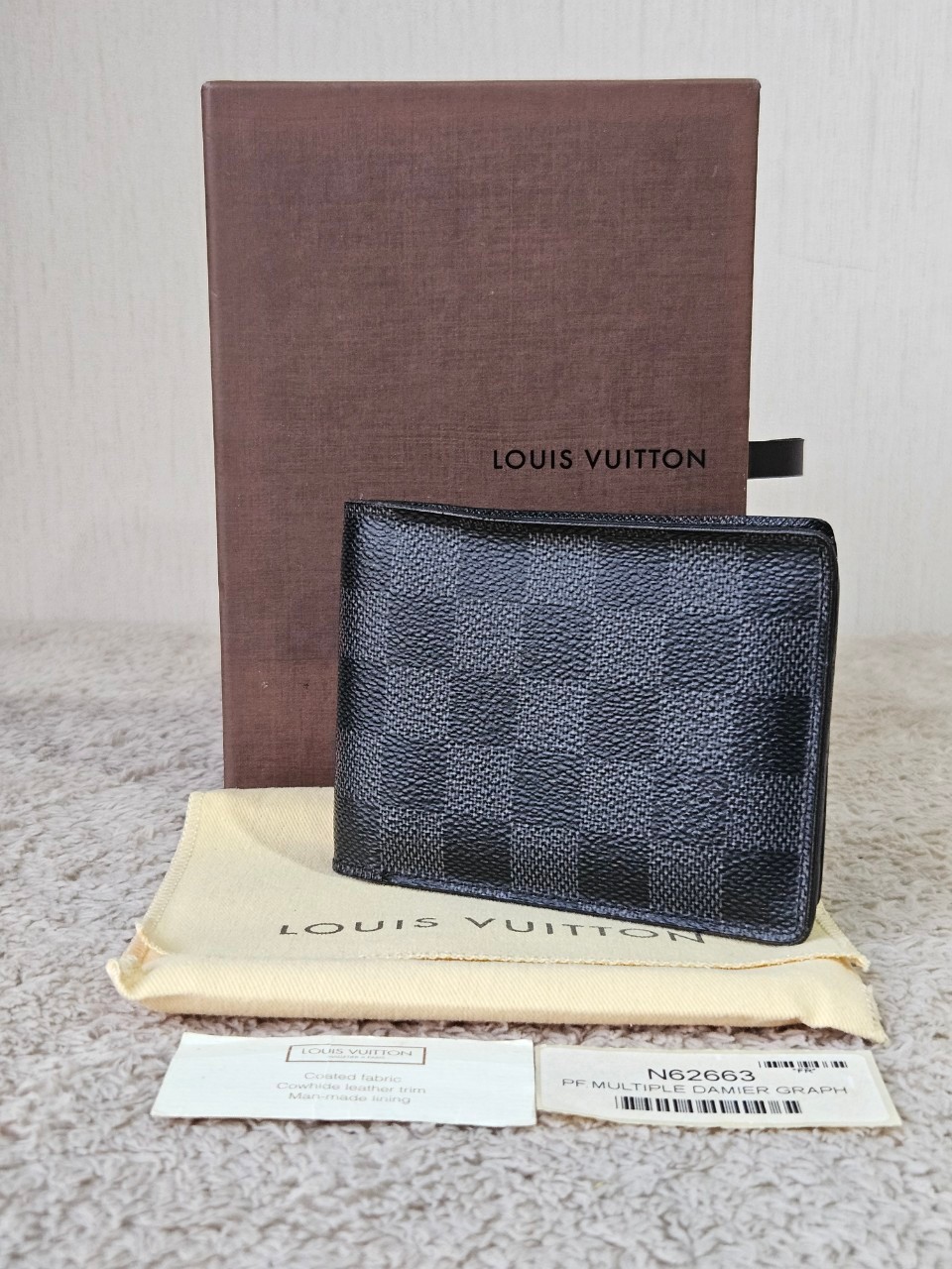 LV Multiple Damier Graphite Wallet
