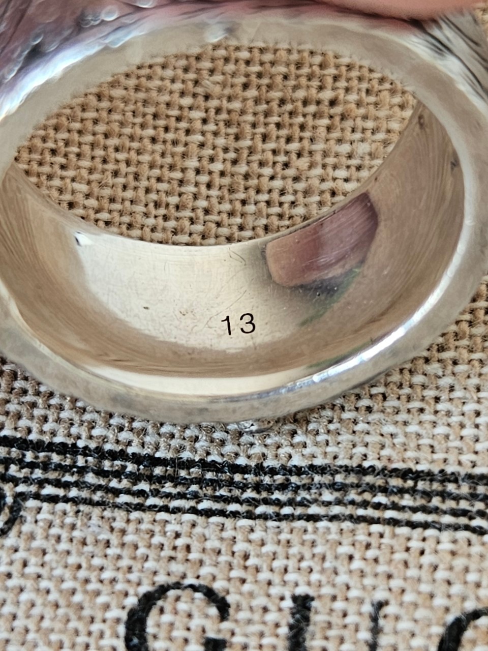 Gucci 433571 Arabesque Silver Ring