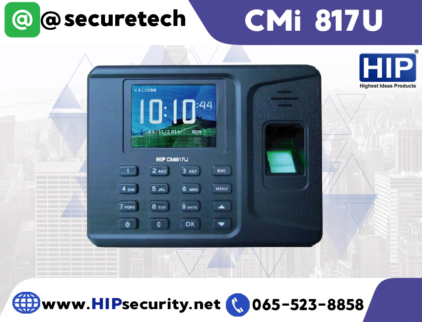 เครื่องสแกนลายนิ้วมือ HIP Fingprint U & 8 Series รุ่น CMi 817U