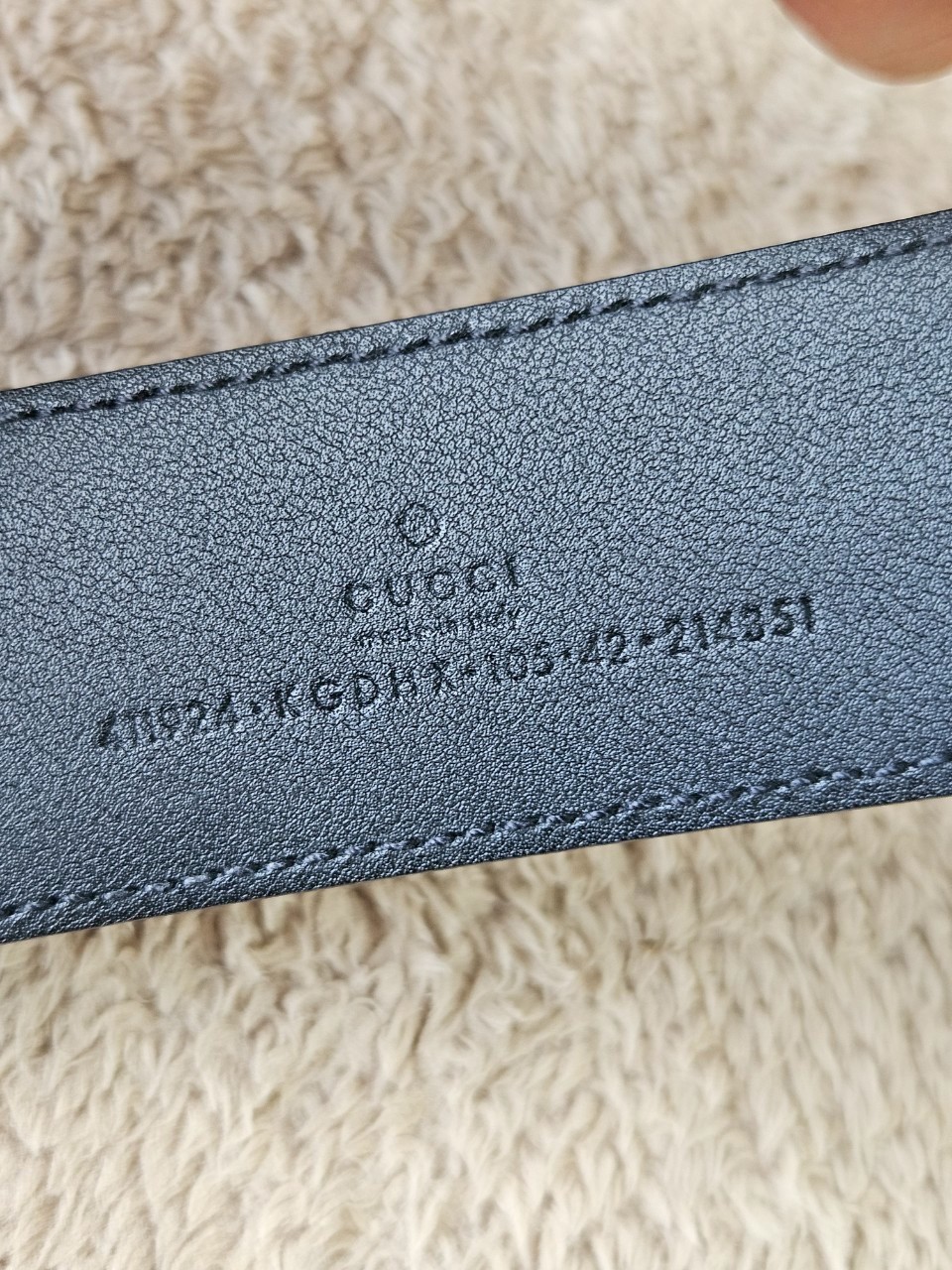 Gucci GG Supreme Belt with G Buckle