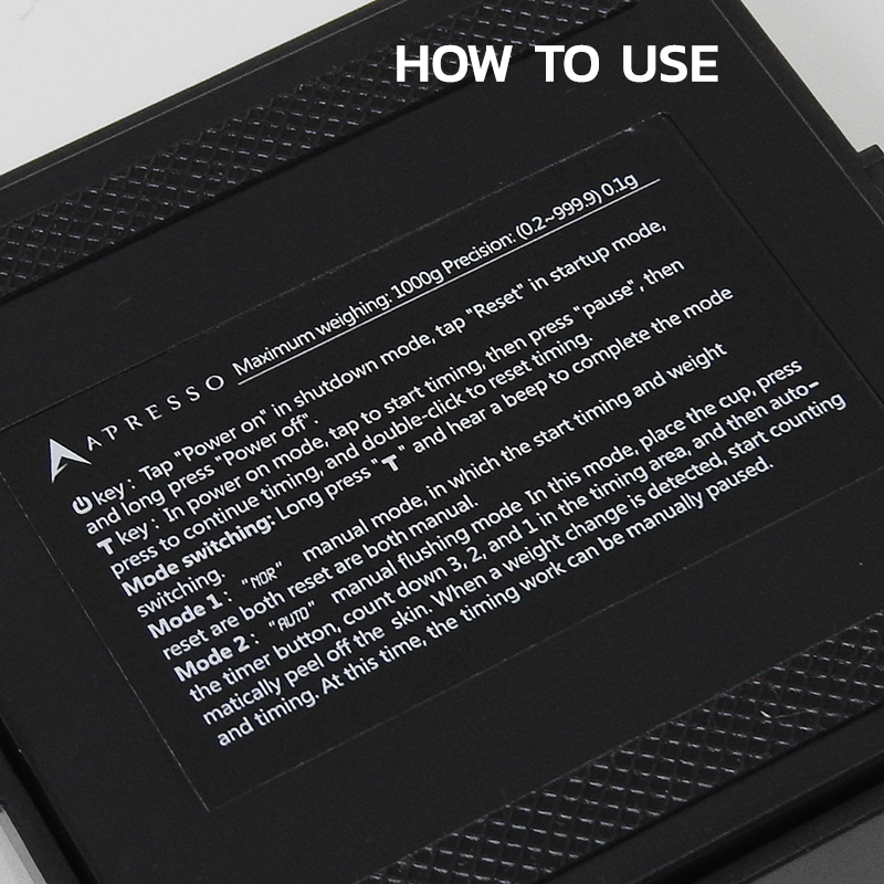 Barista Coffee Scale with Auto Timer – APRESSO CUBE