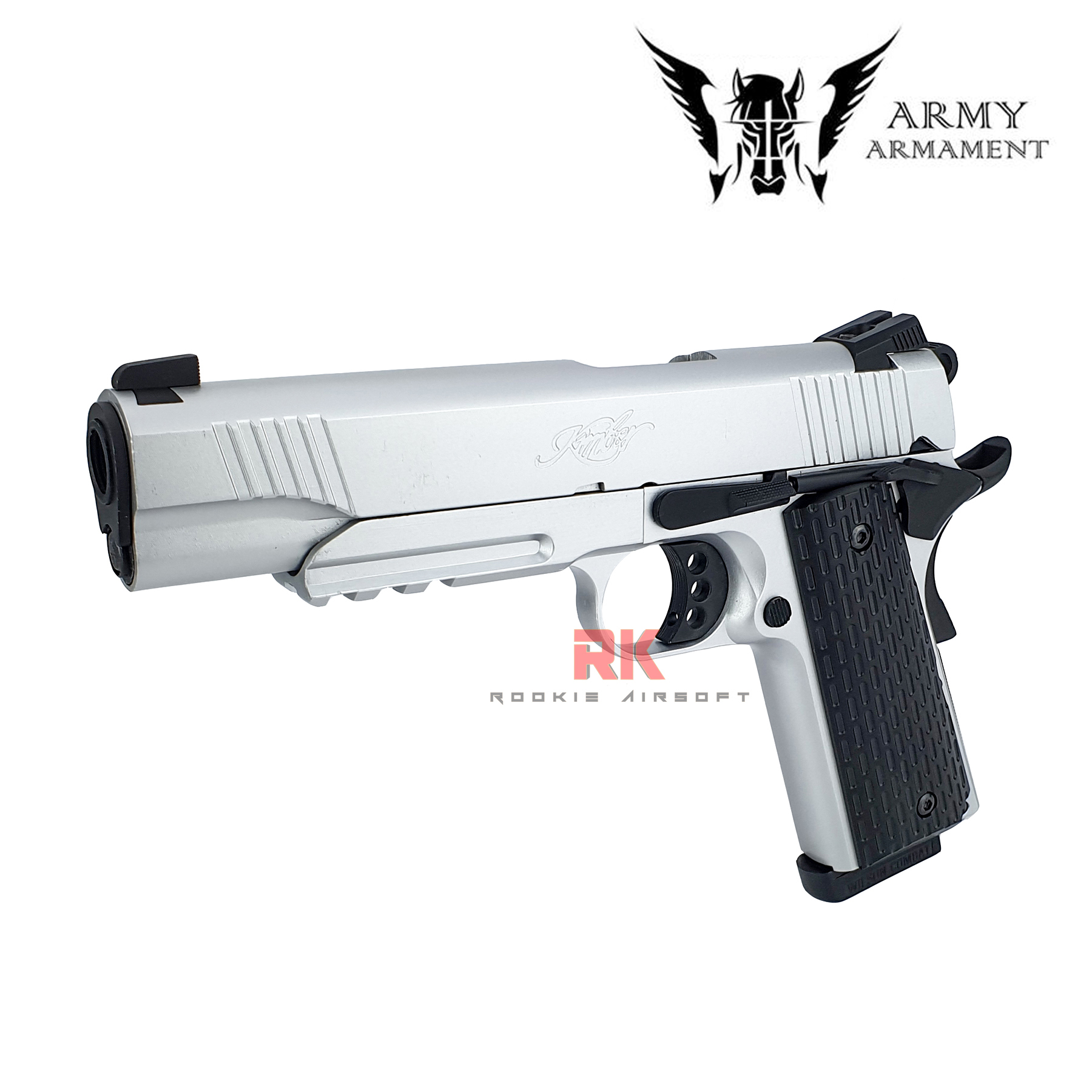 Army Armament (R28S) Kimber Warrior 1911 (Silver)