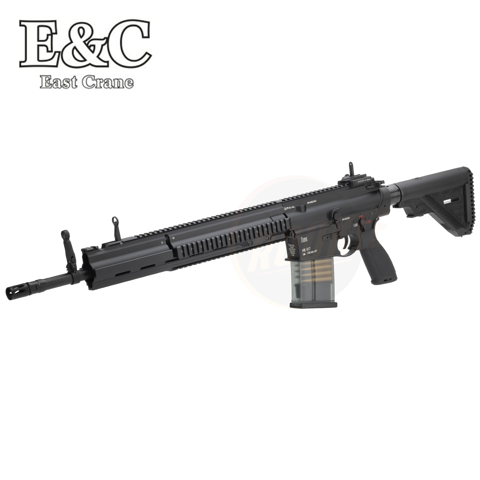 E&C 202 S2 HK417 A2 AEG - 16" Handguard / 20" Barrel