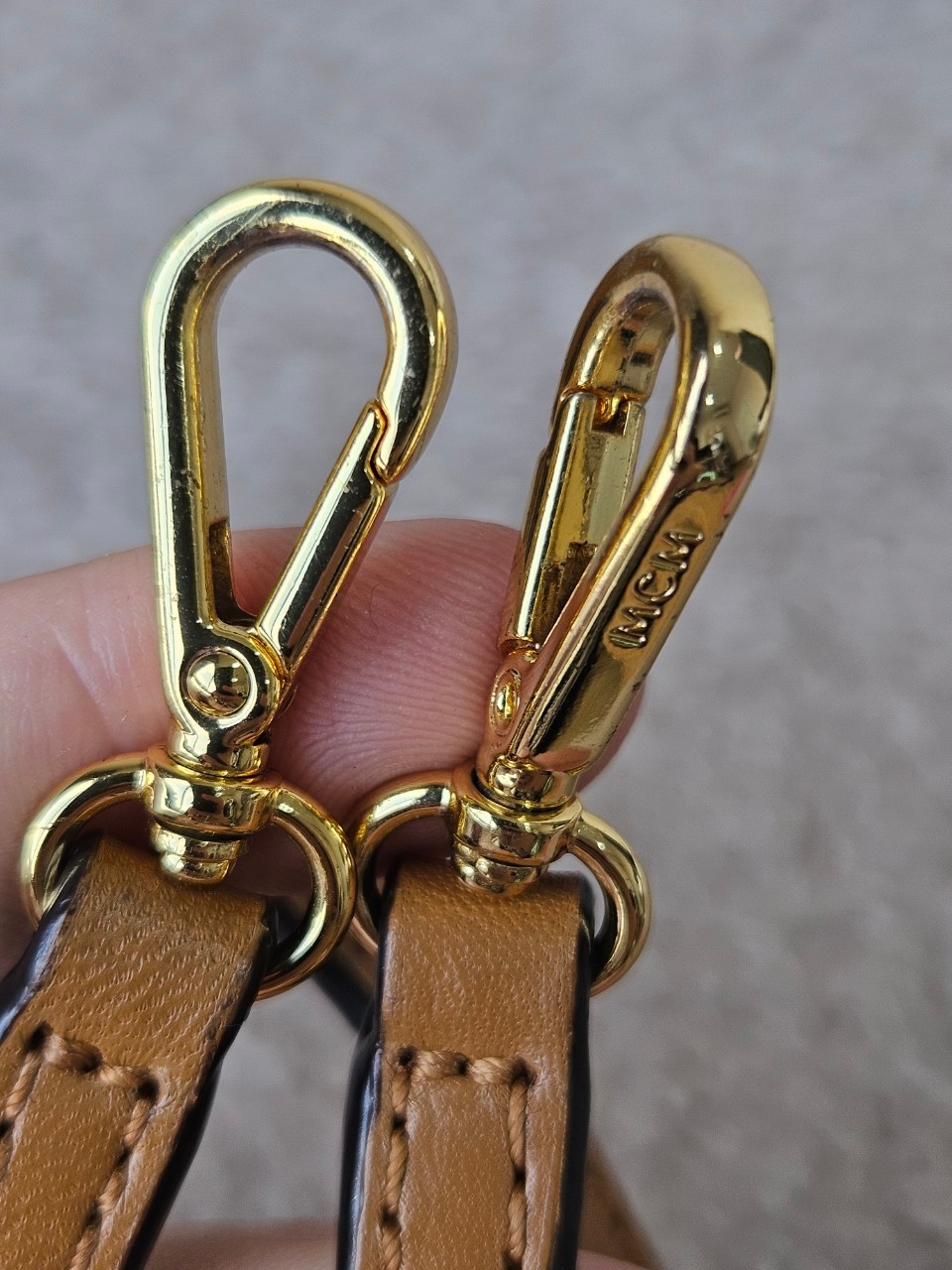 MCM Rabbit Top Zip Crossbody