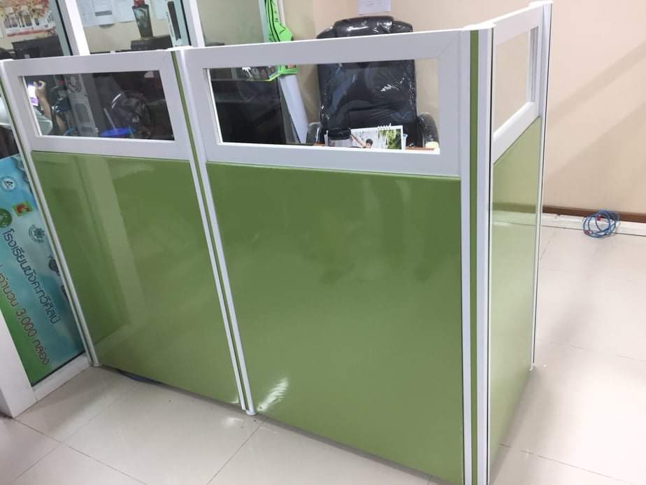 พาทิชั่น/ฉากกั้นห้อง/กระจกใส เสาเเละกรอบอลูมิเนียม