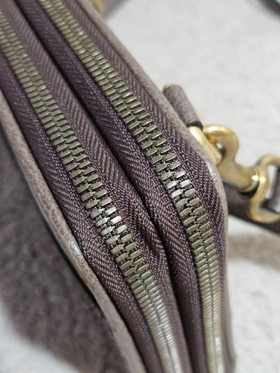 Gucci 575722 Ophidia Shoulder Bag Supreme Beige Brown