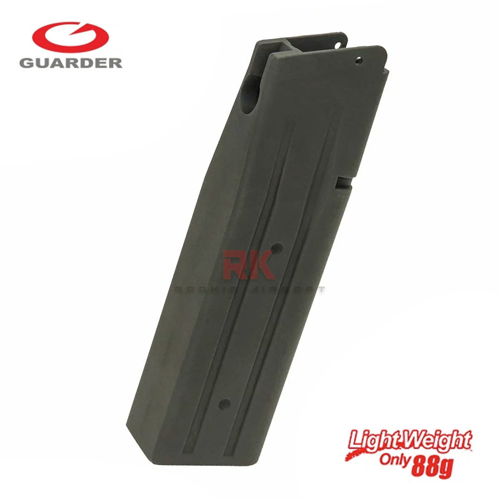 Guarder Aluminum Magazine Case for Marui HI-CAPA 5.1 (No Marking/Black)