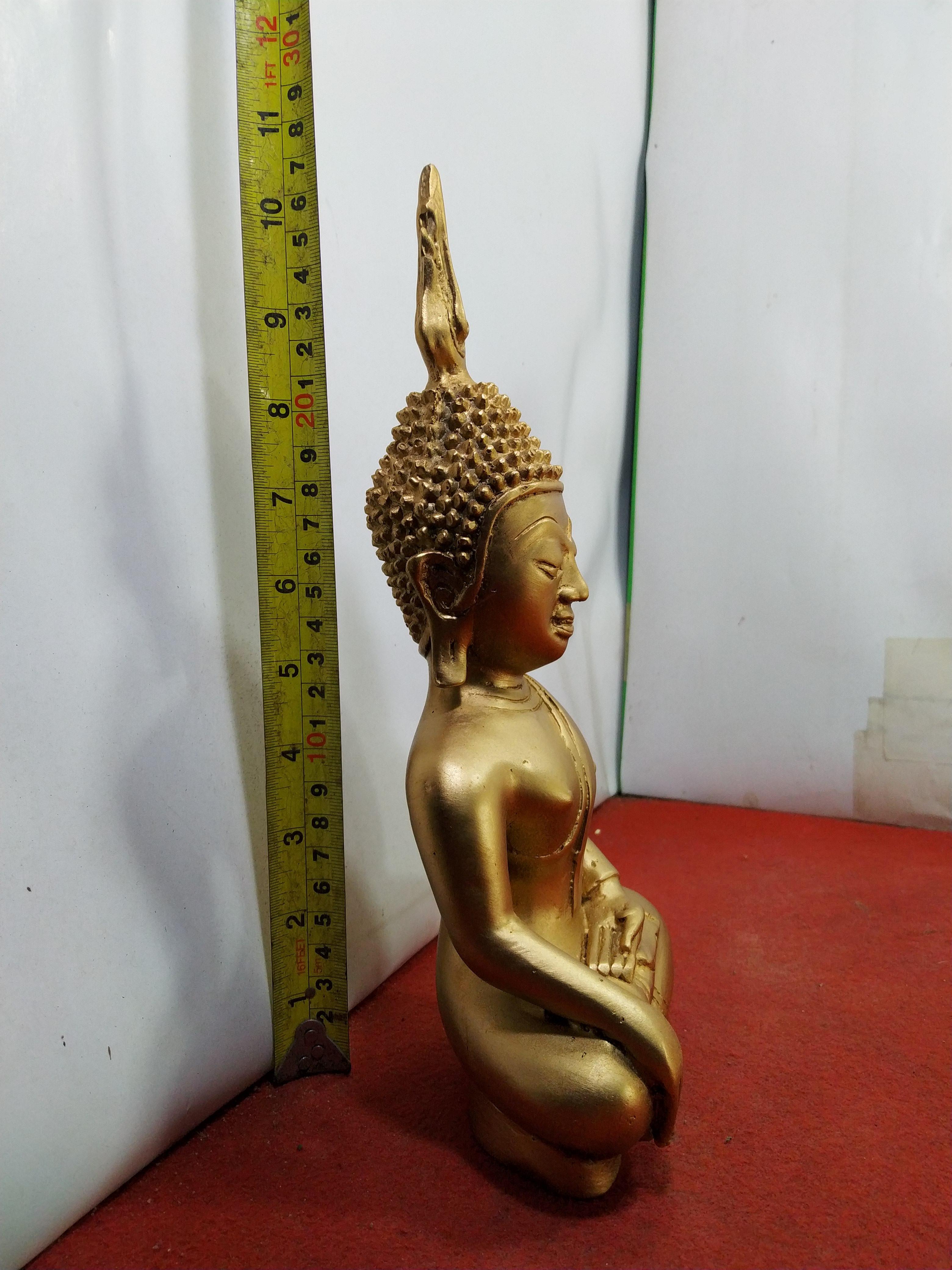 พระเชียงรุ้ง เศียรโต ผิวสีทอง หน้าตัก5นิ้ว