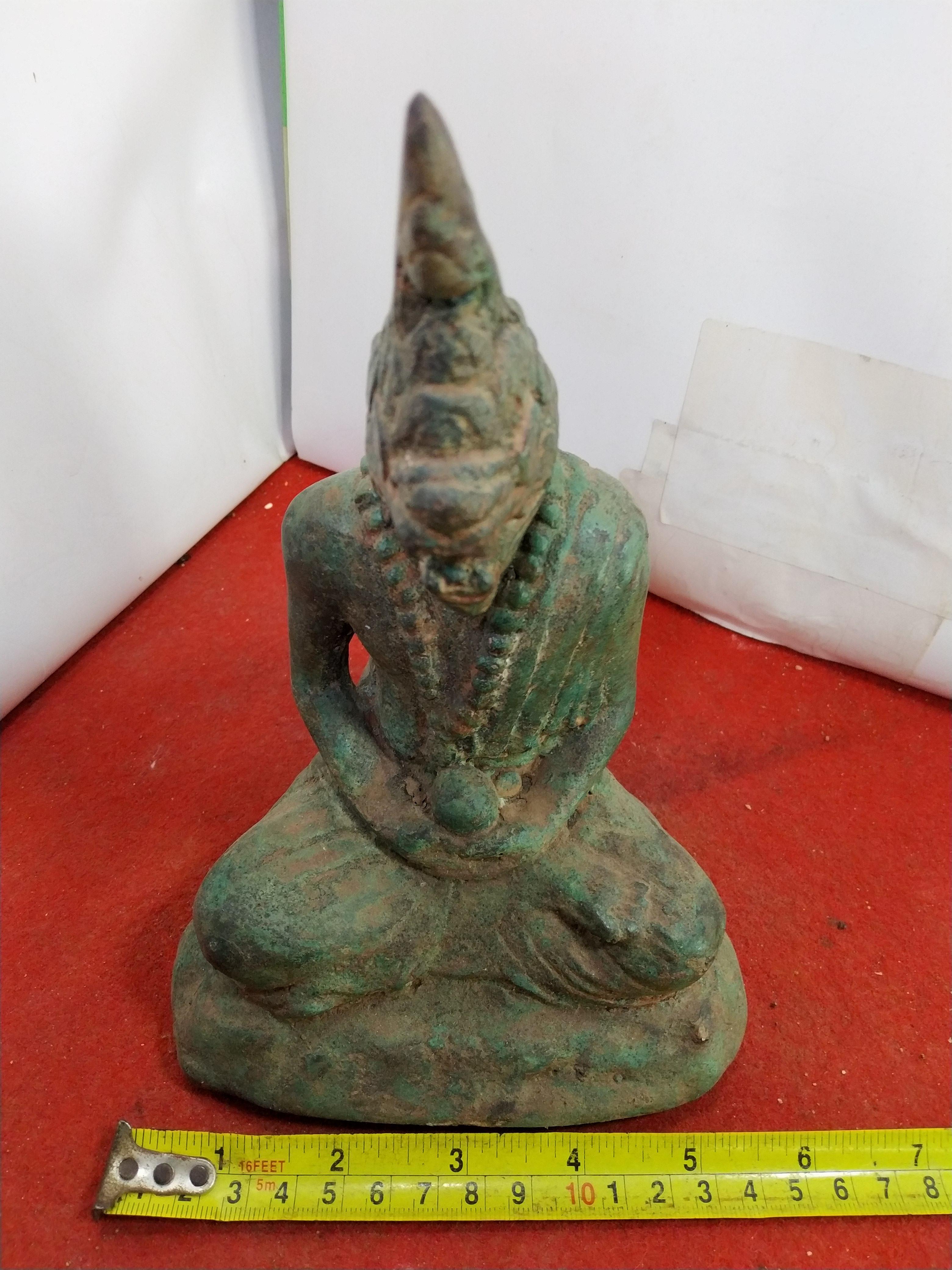 ปู่ฤาษีนาคา (ฤาษีภุชงค์) หน้าตัก 5 นิ้ว เนื้อโลหะสำริด