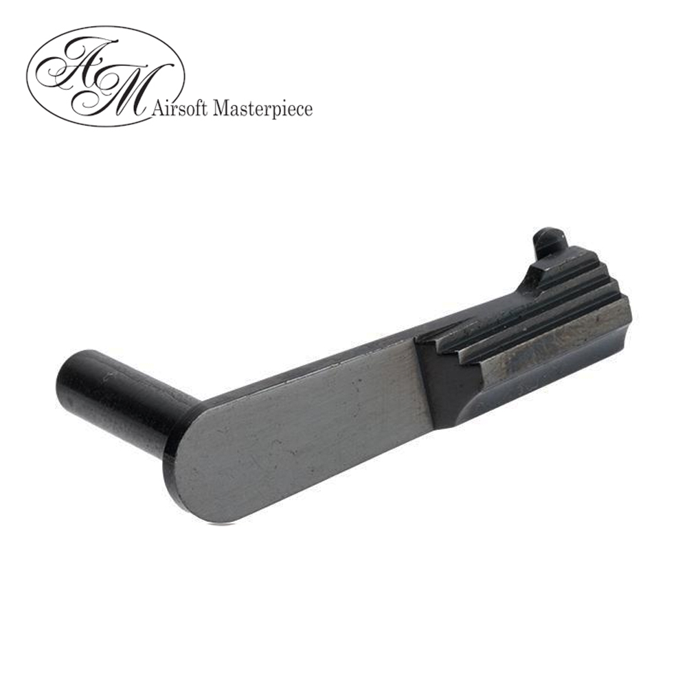 Airsoft Masterpiece CNC Steel Slide Stop - Type 2 (Black)