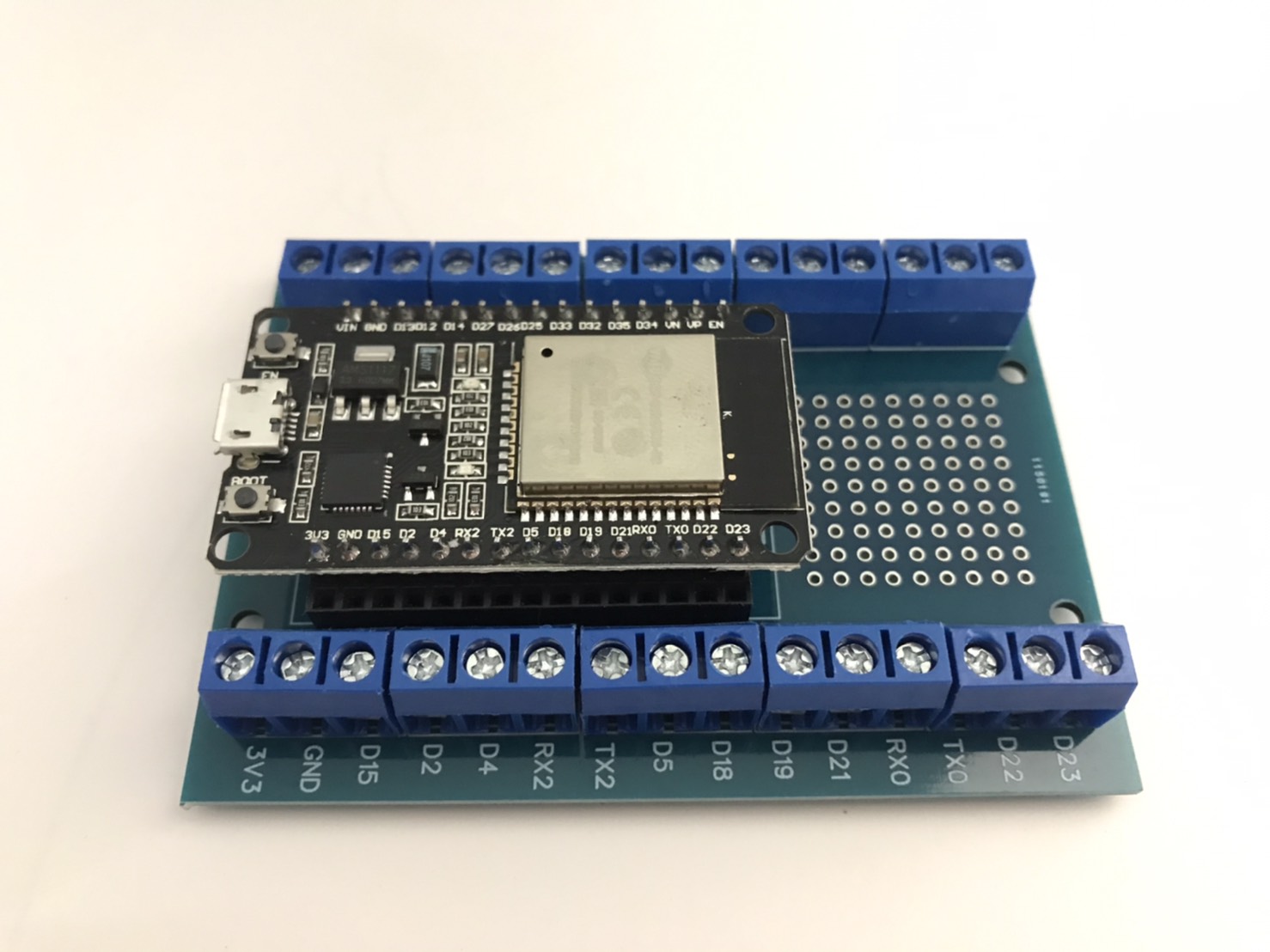 บอร์ด EP32 Internet of thing พร้อม บอร์ดเทอร์มินอล Ex