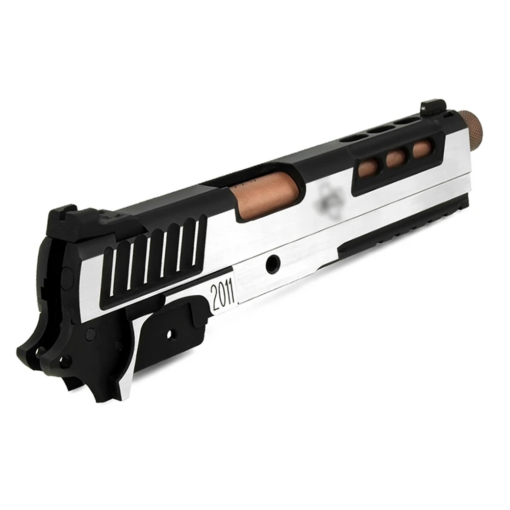 Airsoft Masterpiece STI Tactical Slide Kit Set with Threaded Outer Barrel for Hi-CAPA 5.1 (Two Tone)