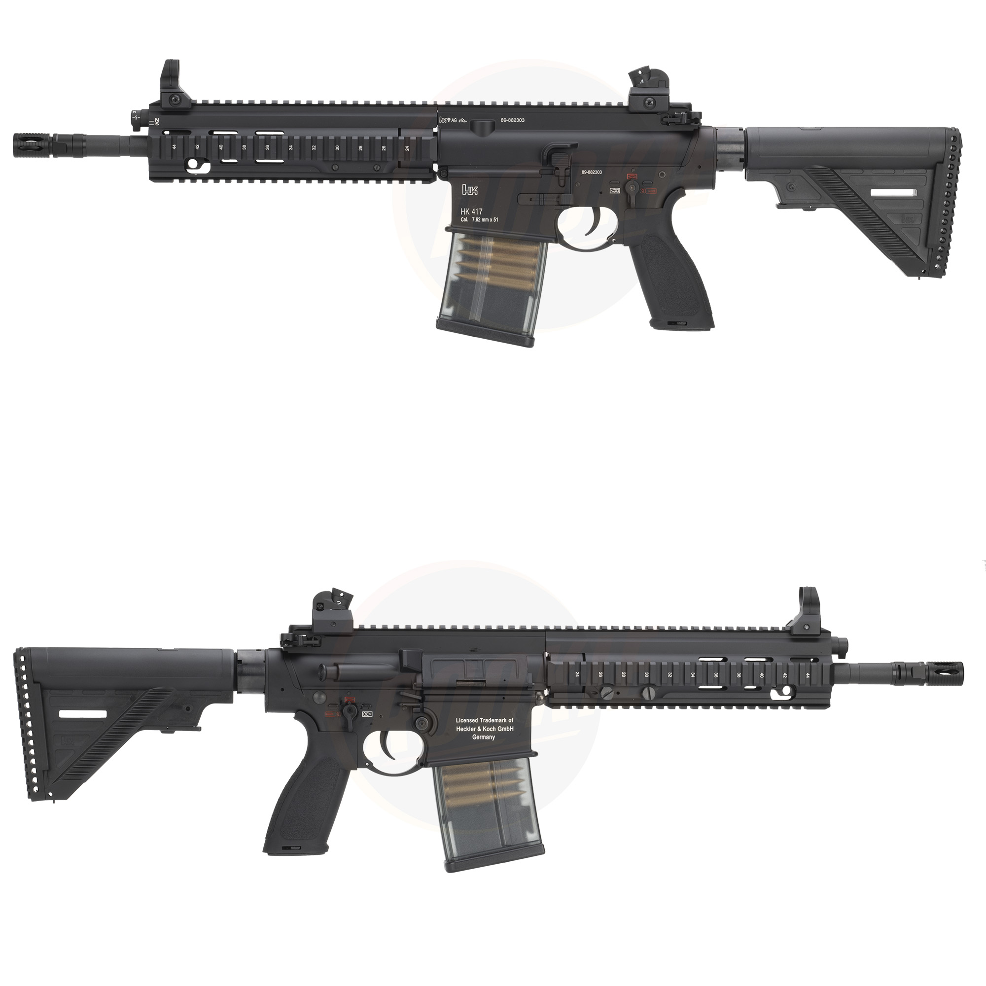 E&C 202 S2 HK417 A2 AEG - 10" Handguard / 13" Barrel