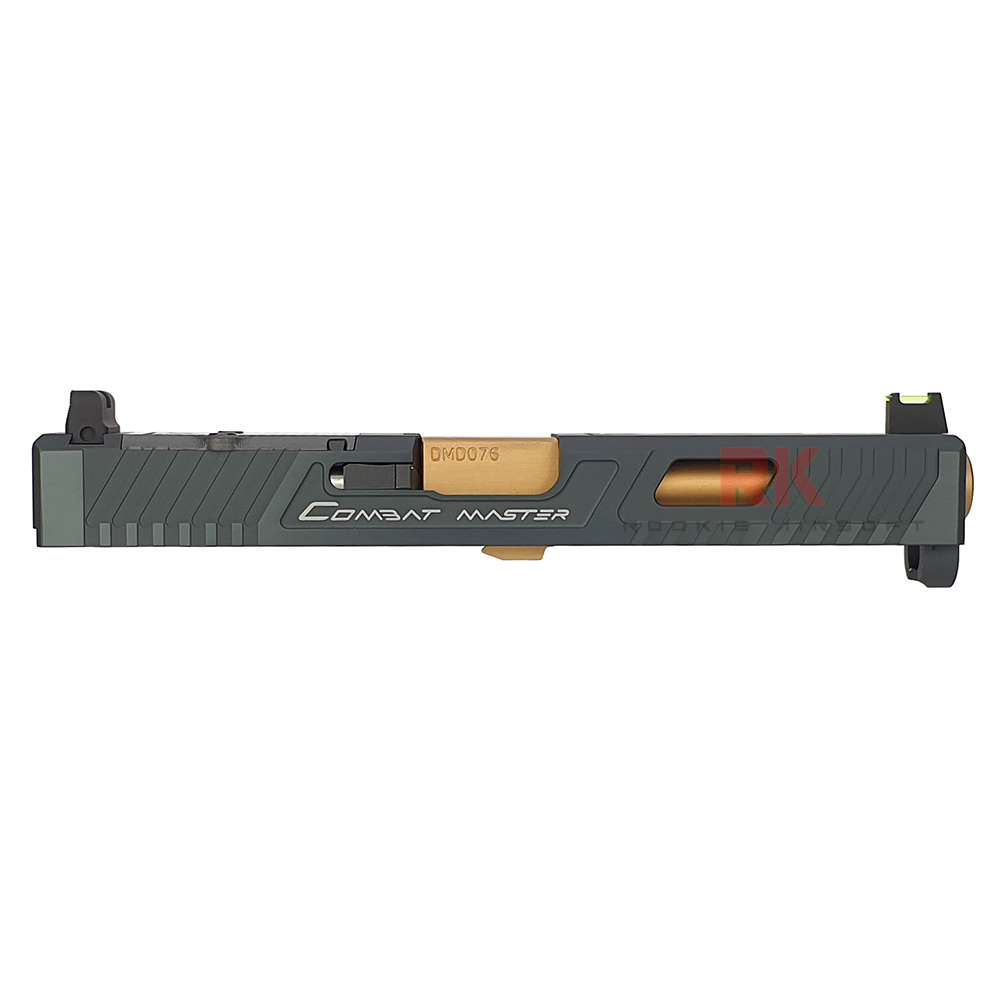 Nova CNC Aluminum TTI G17 RMR Slide Kit for Marui G17 Gen3 (Shiny Black)