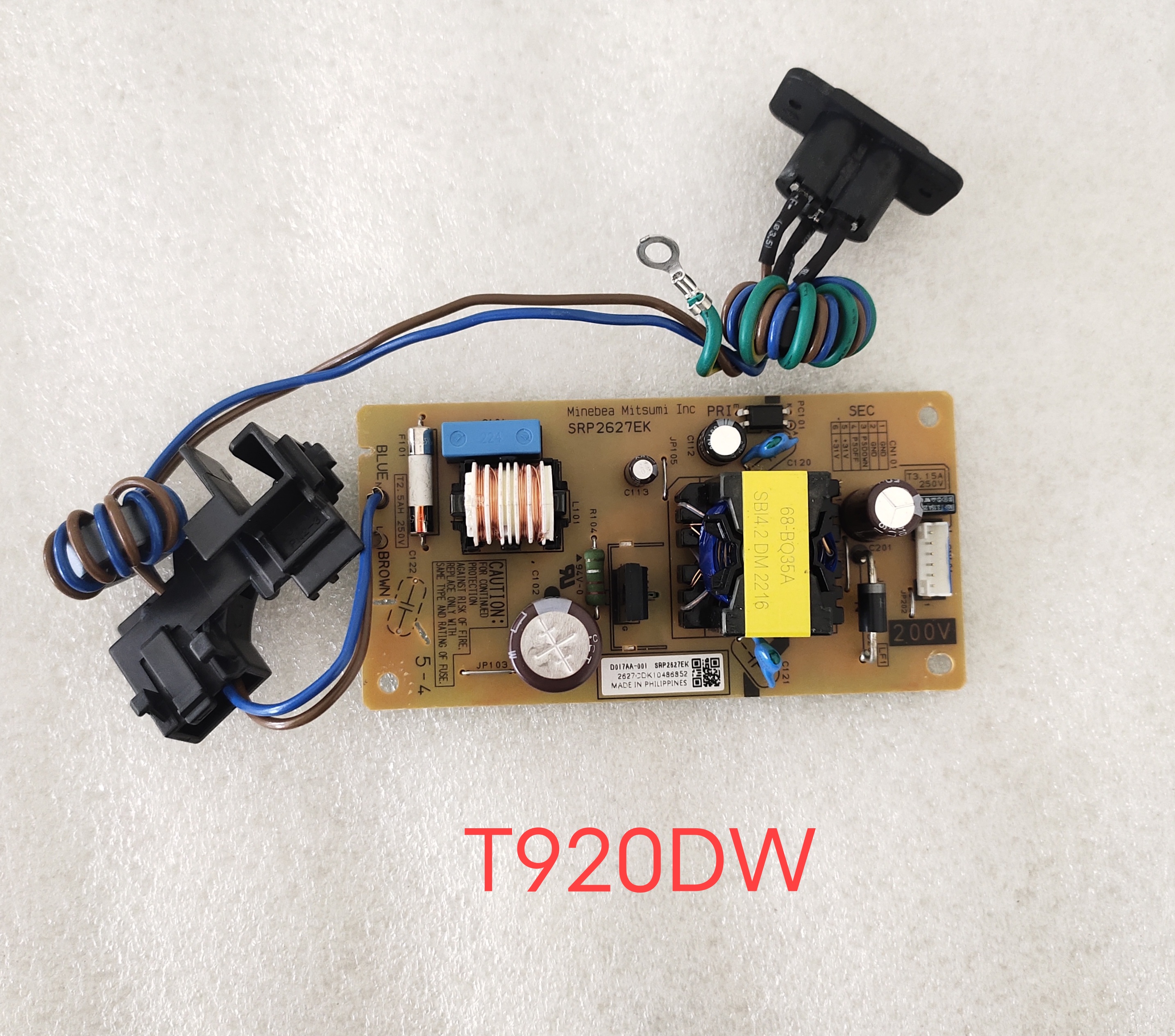Power Supply Brother T520 T720 T820 T920 มือสอง
