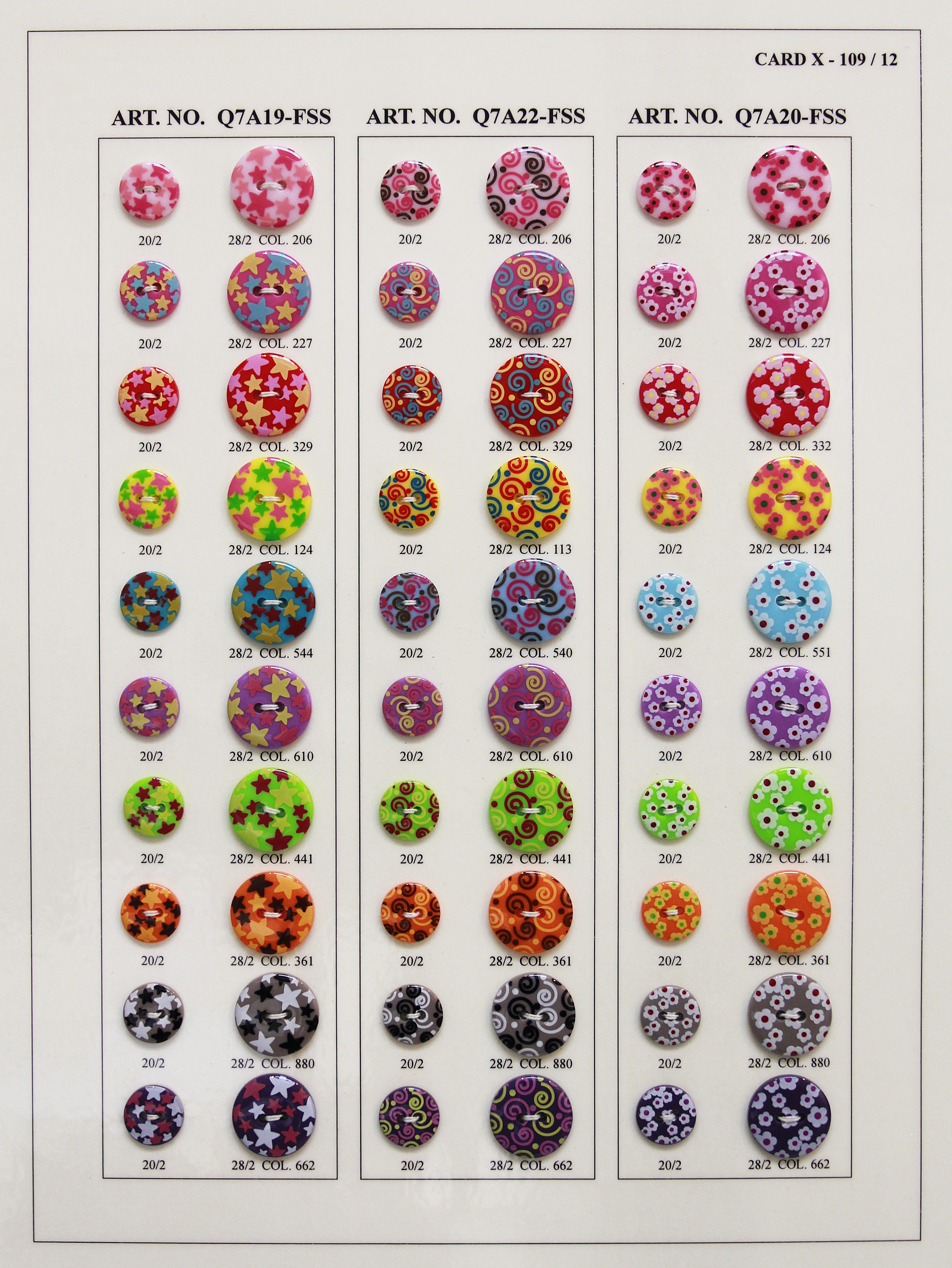 POLYESTER BUTTON