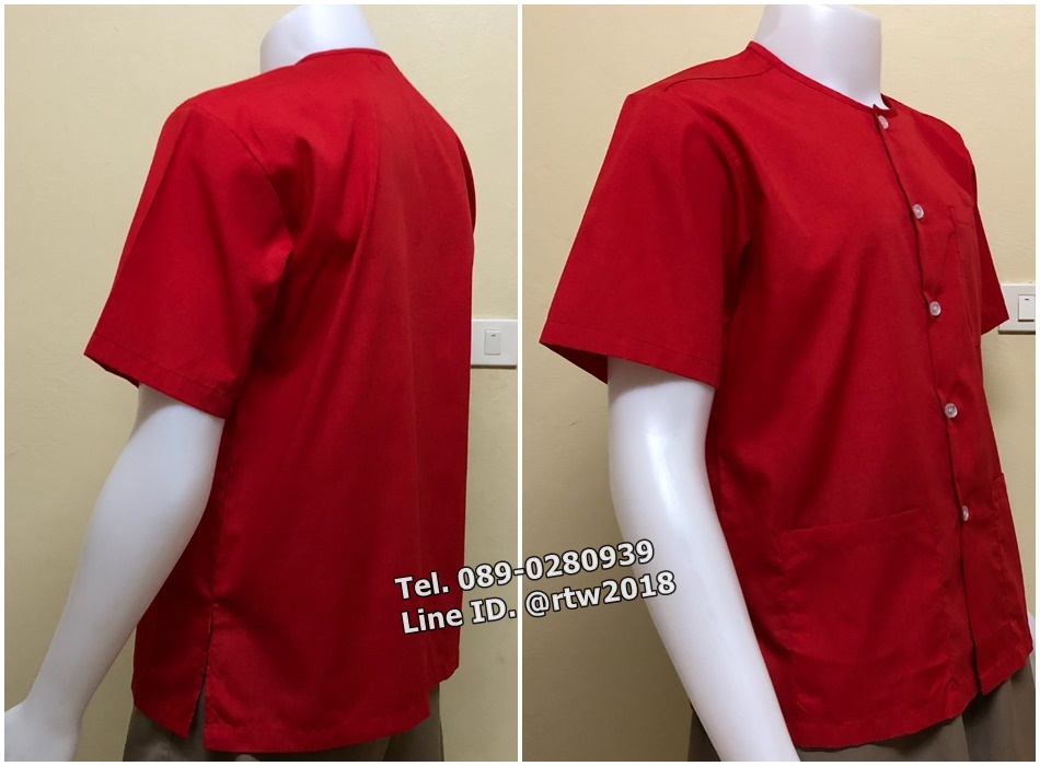 เสื้อสปาสีแดง (รหัส D11)