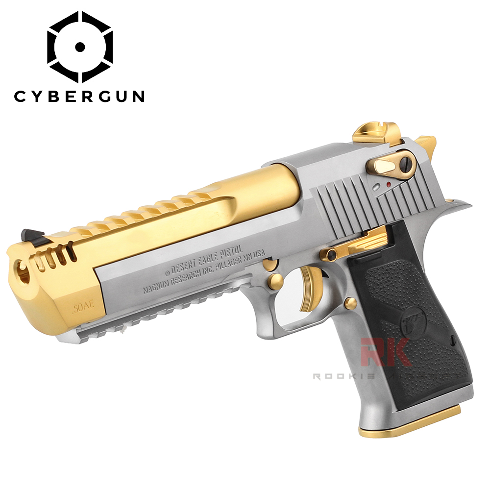 Cybergun / WE Desert Eagle L6 .50AE GBB (Silver/Gold)