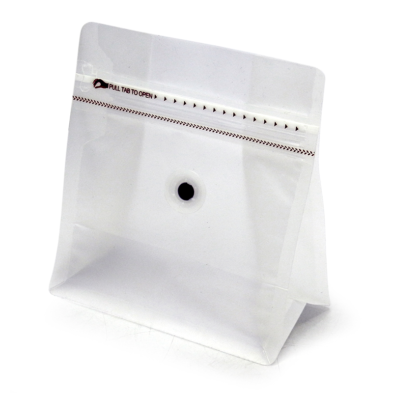 ถุงกาแฟ ถุงซิปล็อค WIDE SERIES 100g ติดวาล์ว ขยายข้าง ตั้งได้ (50ใบต่อแพ็ค)