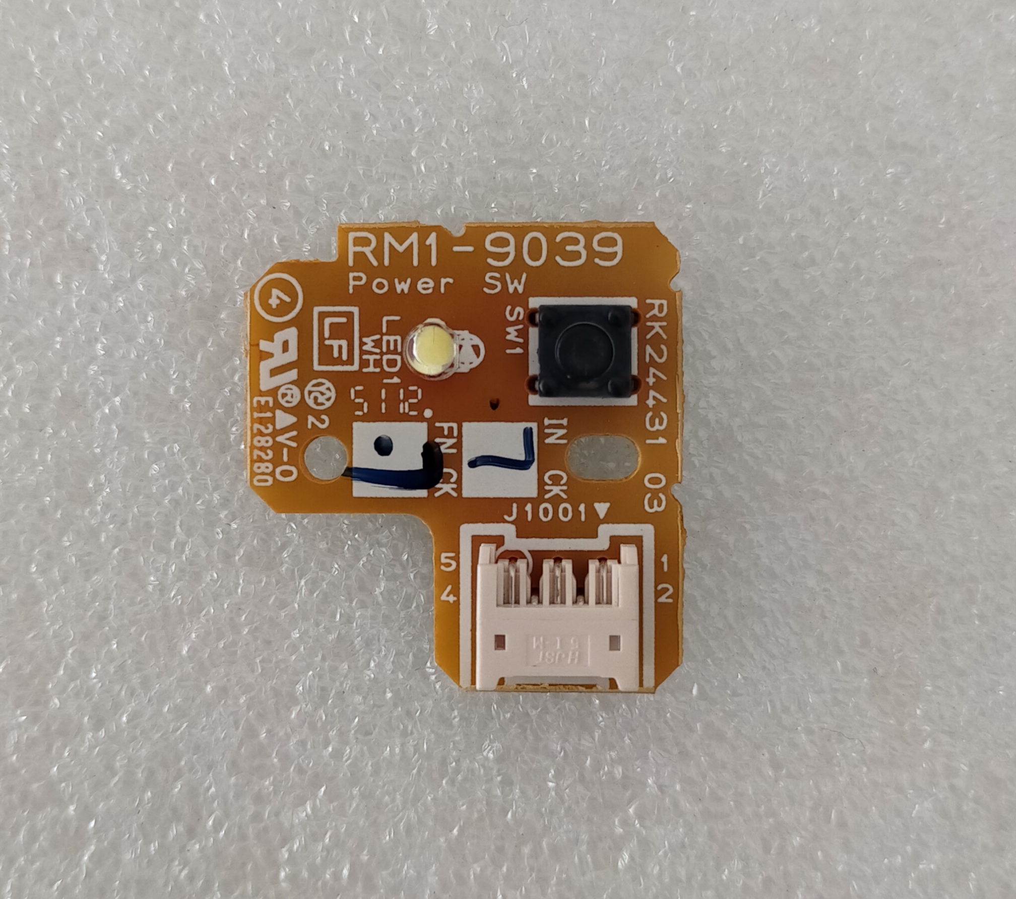 Power Button PC Board Assembly (RM1-9039) HP Pro400 m401 m425