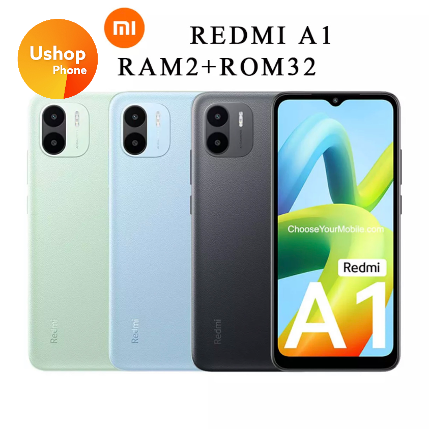 Xiaomi Redmi A1 (2GB+32GB) | จอ6.52 นิ้ว แบต5,000mAh เครื่องศูนย์ รับประกัน 15 เดือน