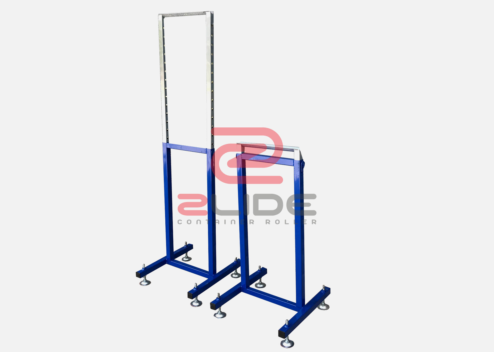 Zlide Container Roller ขาตั้ง รางลูกกลิ้ง LC40 สำหรับ ลูกกลิ้ง 40 cm สูงปรับได้ 100 - 170 cm
