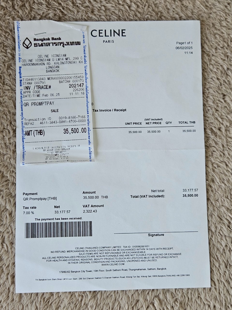 Celine Horizontal Pouch with strap