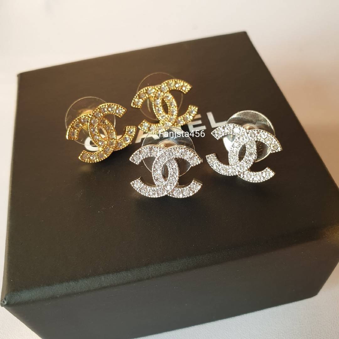 ต่างหูชาแนล Hiend ต่างหูชาแนลงาน1:1 Chanel Classic earring