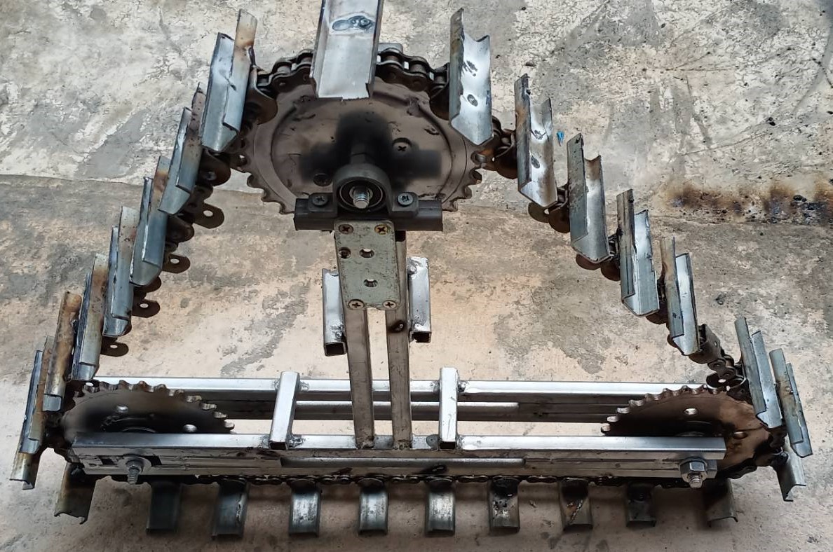 ล้อสายพานหุ่นยนต์ ล้อตีนตะขาบ พร้อมมอเตอร์ ชิ้นล่ะ1ข้าง Ex