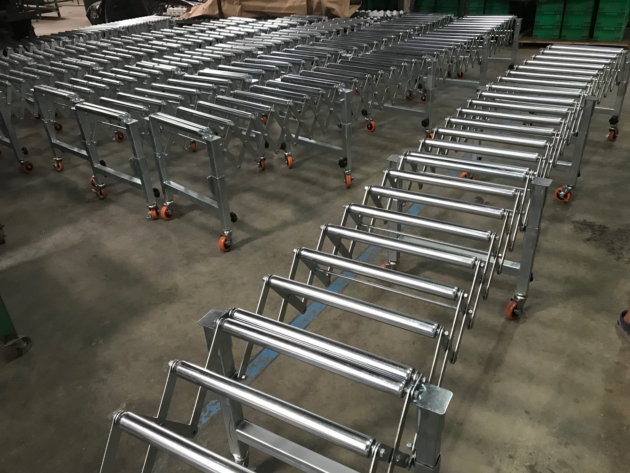 Extendaflex รางลูกกลิ้ง ยืดหดได้ EXR321-4040 spec W40 x L400( max ) x H( 55-85 )